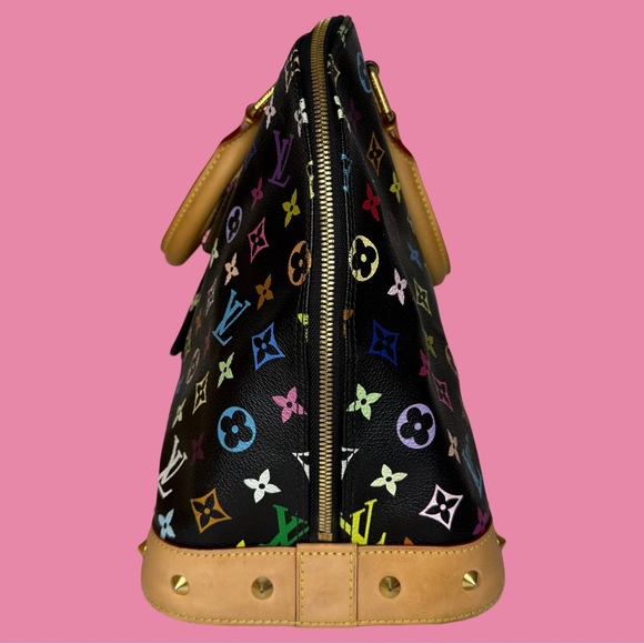 Louis Vuitton Black Multicolor Alma GM - Picture 5 of 16